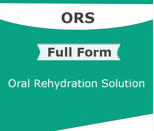 ORS stands for